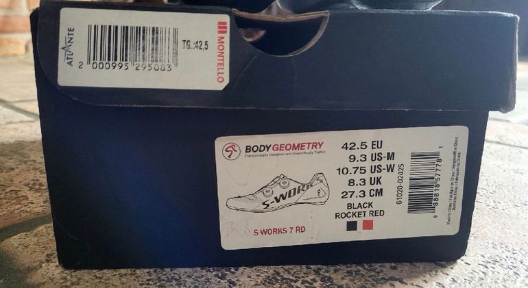 Used Specialized S-Works 7 Road Shoes 2025 bike — image 3 of 3