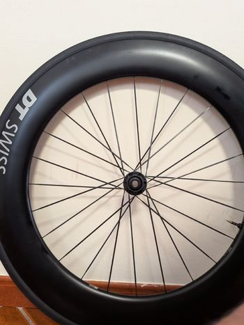 Used Dt Swiss ARC 1100 DICUT 80mm Disc Brake Wheelset 2025 bike — image 7 of 8