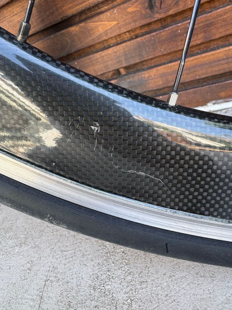 Used Ffwd F6R Carbon Wheel Set Velgrem DT Swiss 240s Naaf bike — image 5 of 7