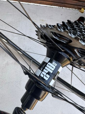 Used Ffwd F6R Carbon Wheel Set Velgrem DT Swiss 240s Naaf bike — image 2 of 7
