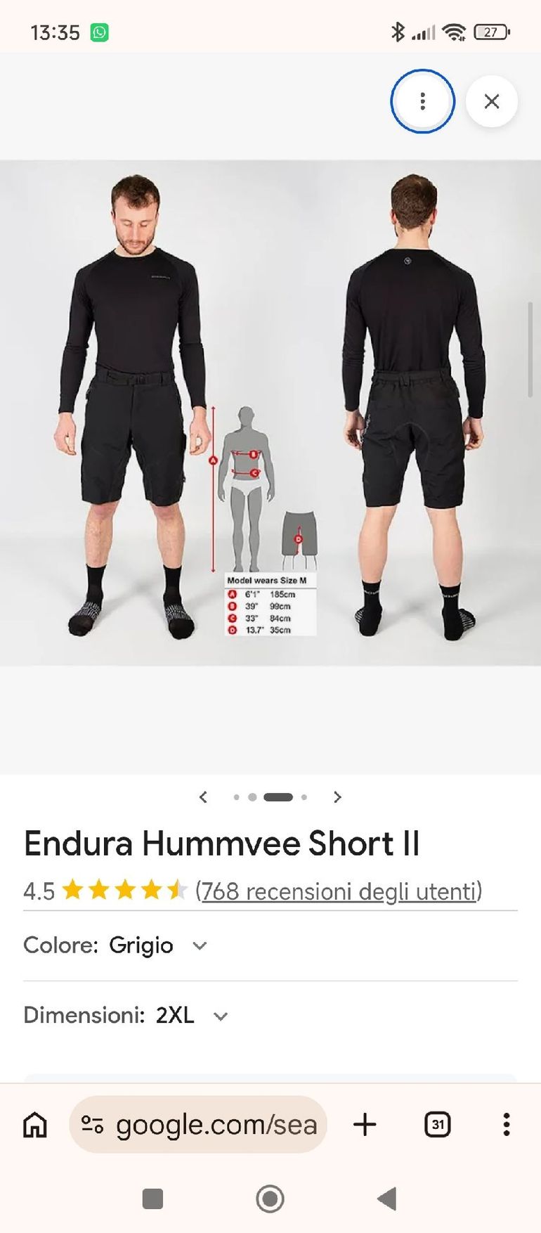 Used Endura MTB Bibs 2025 bike — image 5 of 7