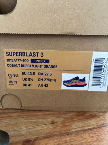 Used Asics Superblast 3 2026 bike — image 2 of 10