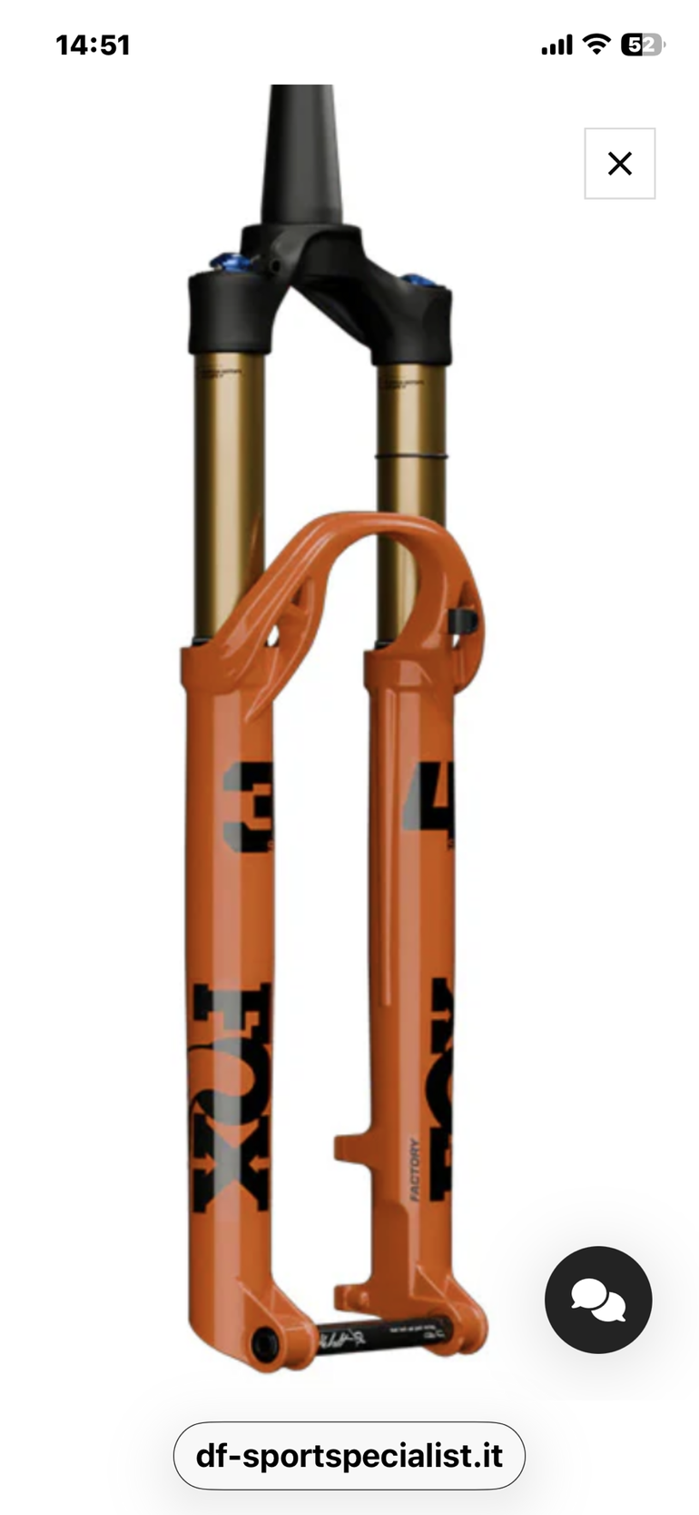 Used Fox 34 Kashima Grip SL 120 mm Fork bike — image 1 of 2
