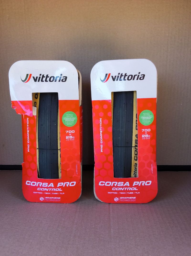 Brugt Vittoria Corsa Pro TLR Copertone Nero/Para Tyres & Tubes