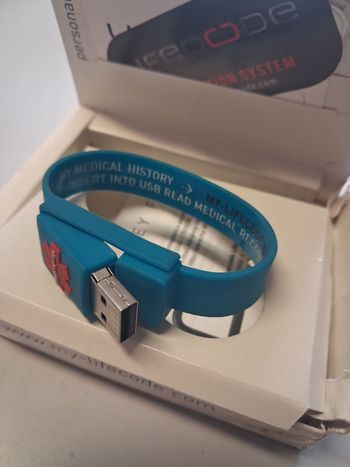 Used lifecode bracciale salvavita bike