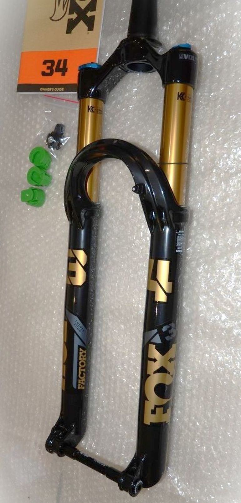 Used Fox FACTORY 34 Float 29 130mm Grip X Fork Fourche Kashima bike — image 2 of 2