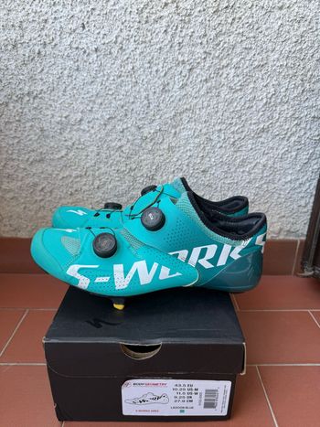 Used Specialized S-Works Ares Road Shoes 43.5 bike