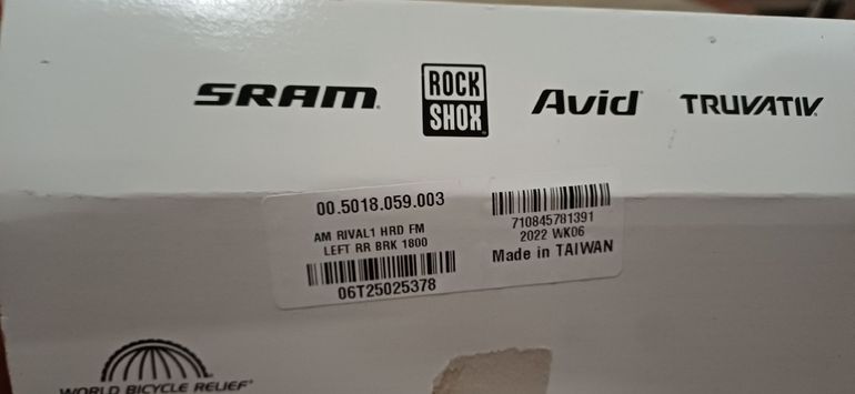 Used Sram Rival1 Brake Lever HRD Sinistro Left 2022 bike — image 1 of 2