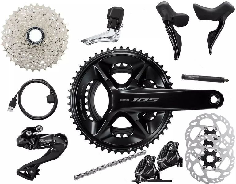 Used Shimano 105 Di2 R7170 12-speed Groupset 2026 bike — image 1 of 15