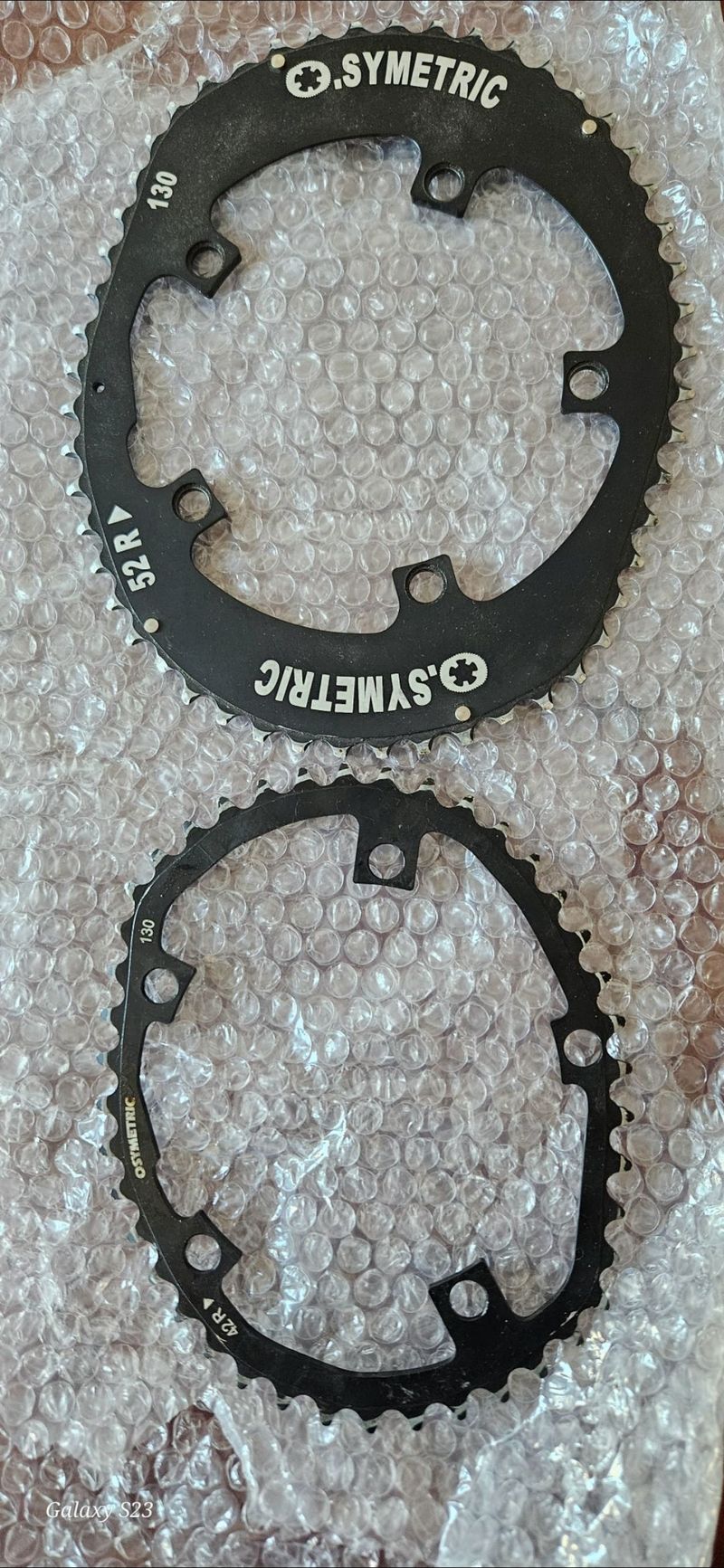 Used Osymetric Oval 52 - 42 / 130 mm Oval Chainring Drivetrain & Pedals