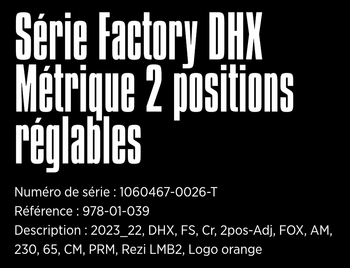 Used Fox DHX Factory 230x65 2024 bike — image 6 of 6