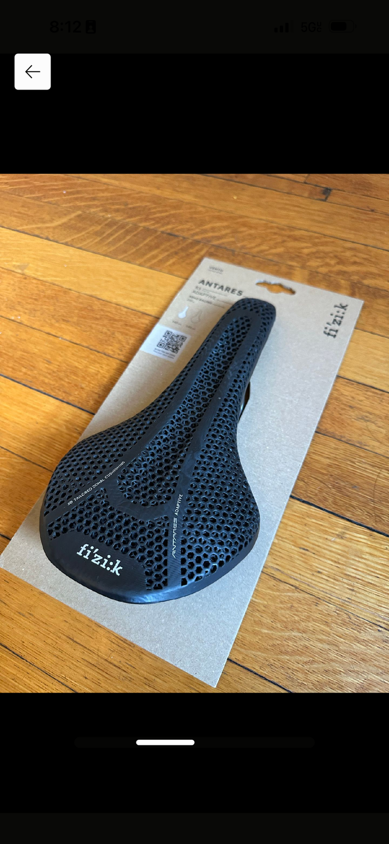 Used Fizik Vento Argo R3 Saddle 2025 bike — image 4 of 4