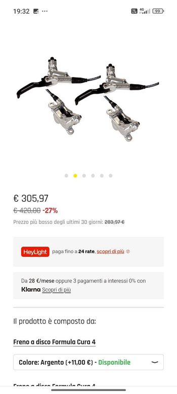 Used Formula Cura 4 4-Piston Disc Brake bike — image 5 of 7