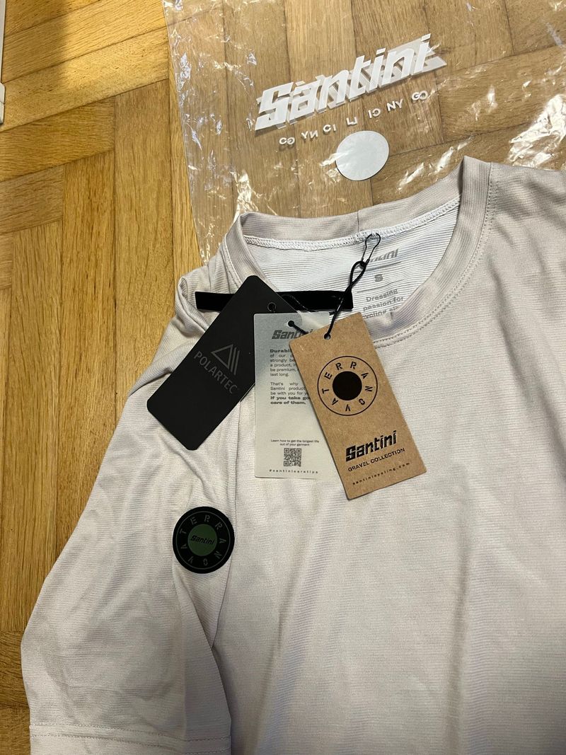 Used Santini Delta Line Tech T-Shirt Cycling Clothing