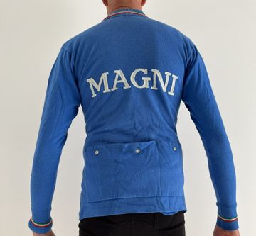 Brugt Altra Maglia ciclismo lana maniche lunghe 1970 Cycling Clothing