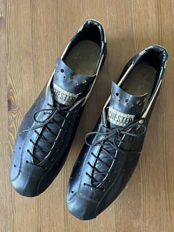 Used chester Scarpe ciclismo in cuoio originali 1970 bike