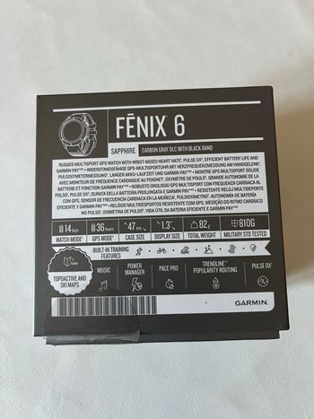 Used Garmin fēnix 6 Sapphire GPS Watch 2021 bike — image 4 of 7
