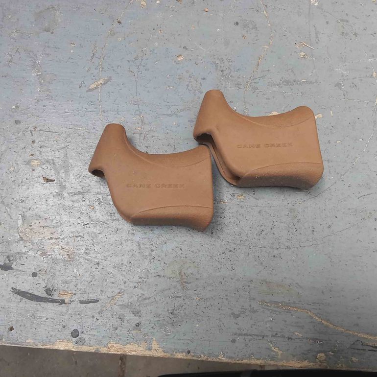 Used Cane Creek Brake Hoods Brown bike — image 1 of 4