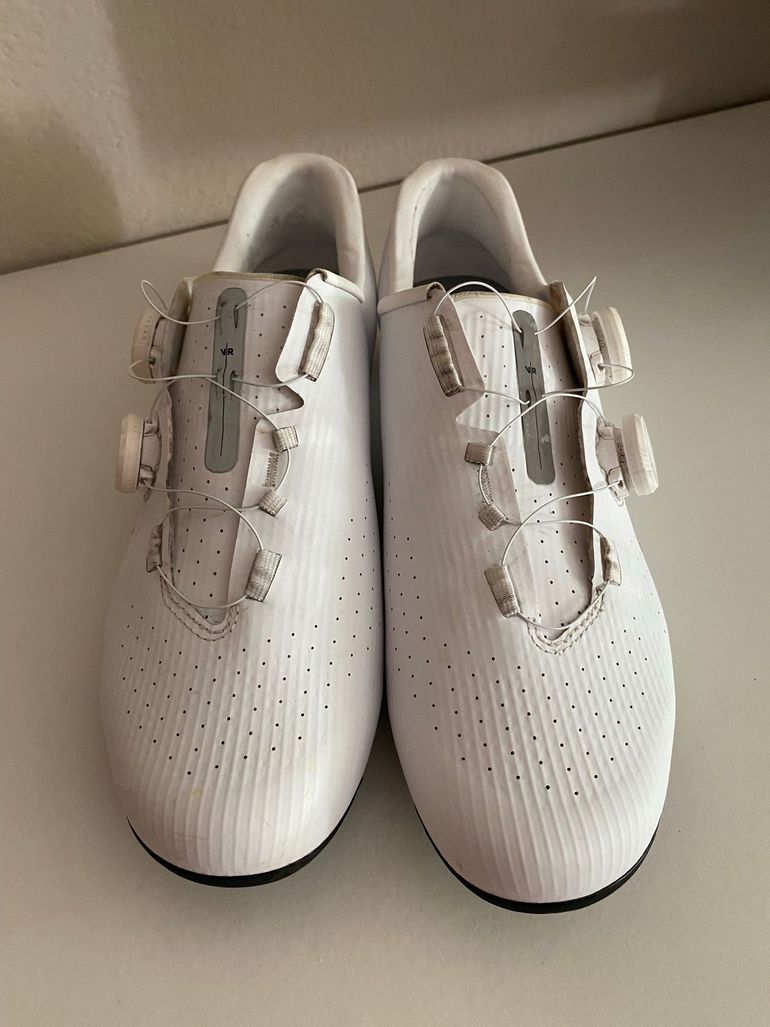 Used Van Rysel RCR-R Road Cycling Shoes White bike — image 3 of 5