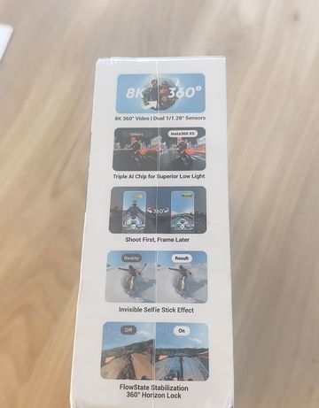 Used Insta360 X5 8K 360 Action Camera 2026 bike — image 2 of 2