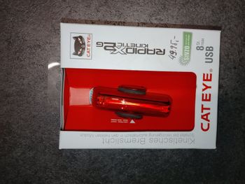 Used Cateye Rapid X2 Rear Safety Light bike
