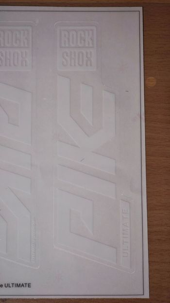 Used RockShox Pike Ultimate Decal Kit bike — image 2 of 2