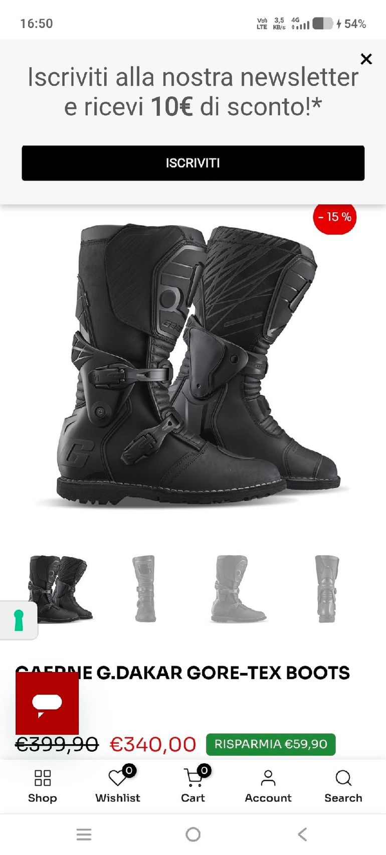 Gaerne D Dakar gore Tex boat Enduro Boots 2025 bike d'occasion — image 6 sur 6