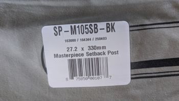 Used Thomson Masterpiece Seatpost 27.2 2026 bike — image 3 of 3