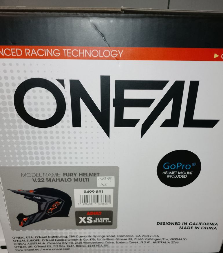 Used O‘neal Fury Helmet V.22 Mahalo Multi bike — image 3 of 3