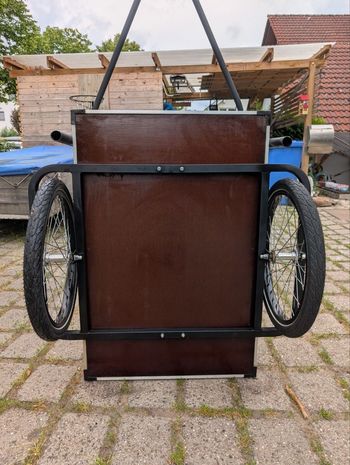 Used roland Jumbo Fahrradanhänger Lastenanhänger Doppeldeichsel bike — image 6 of 8
