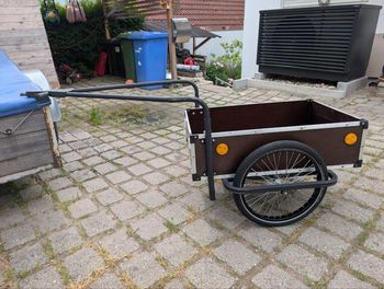 Used roland Jumbo Fahrradanhänger Lastenanhänger Doppeldeichsel bike