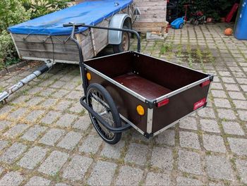 Used roland Jumbo Fahrradanhänger Lastenanhänger Doppeldeichsel bike — image 4 of 8