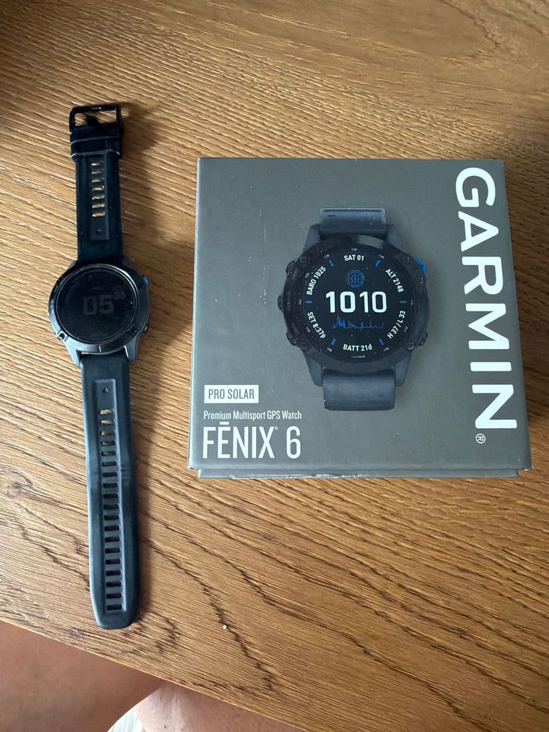 Used Garmin fēnix 6 Pro Solar bike — image 1 of 6