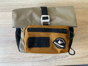 Used Rhinowalk 4L front bag for Brompton bike