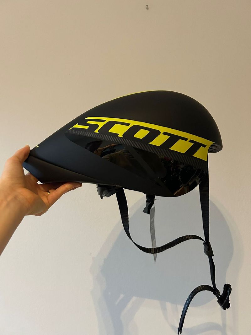 Used Scott Split Time Trial Helmet Black/Yellow 2024 bike — image 1 of 3