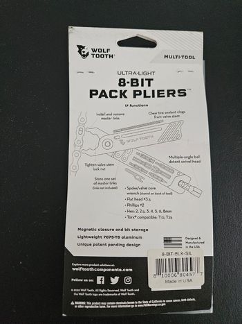 Used Wolf Tooth 8-Bit Pack Pliers 2025 bike — image 4 of 4