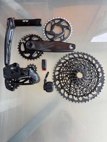 Used Sram Gx Axs Groupset 12v with Crankset and 2 Chainrings 2023 bike