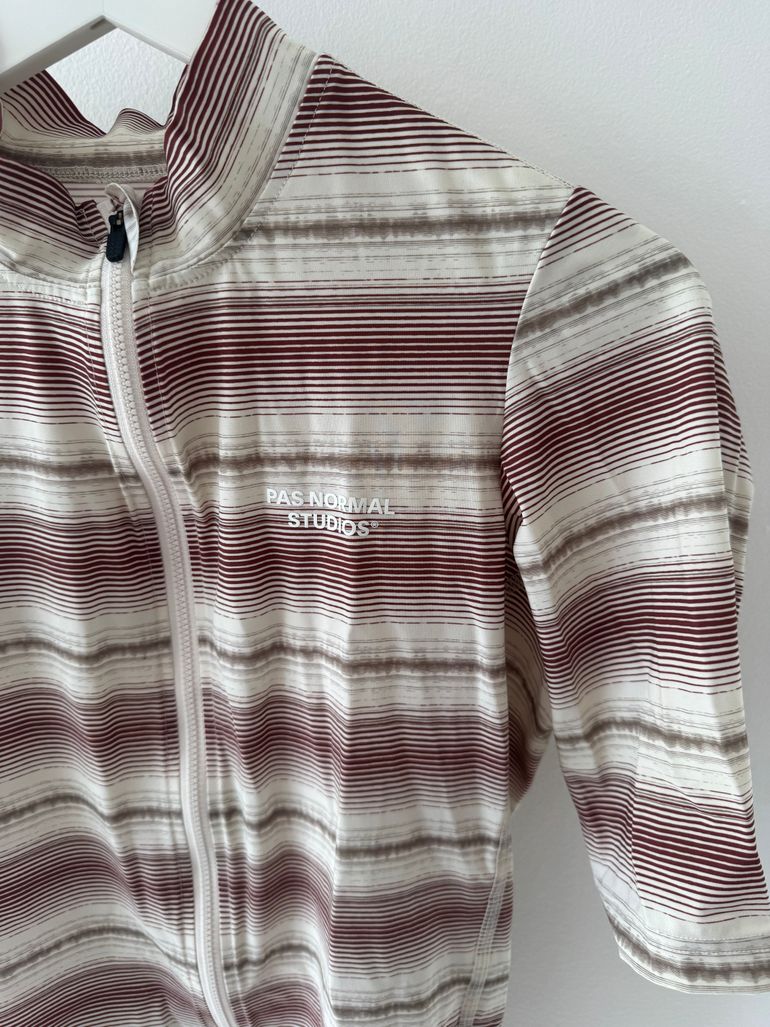 Used Pas Normal Studios Essential Jersey Off White Stripe XL bike — image 2 of 4
