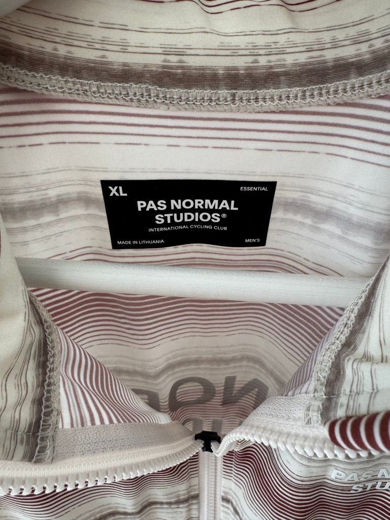 Used Pas Normal Studios Essential Jersey Off White Stripe XL bike — image 3 of 4