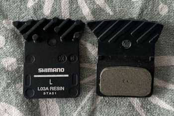 Used Shimano L03A Resin Disc Brake Pads bike