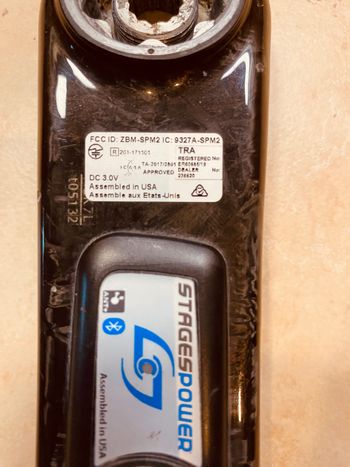 Used Stages Powermeter Single-sided 175mm Carbon Crank 2020 bike — image 3 of 5
