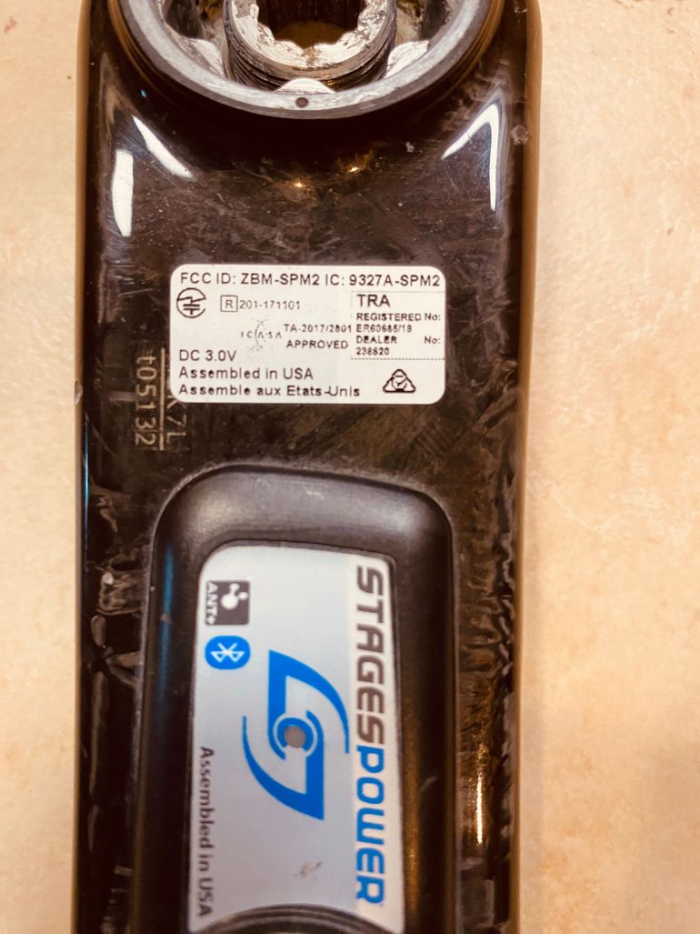 Used Stages Powermeter Single-sided 175mm Carbon Crank 2020 bike — image 3 of 5