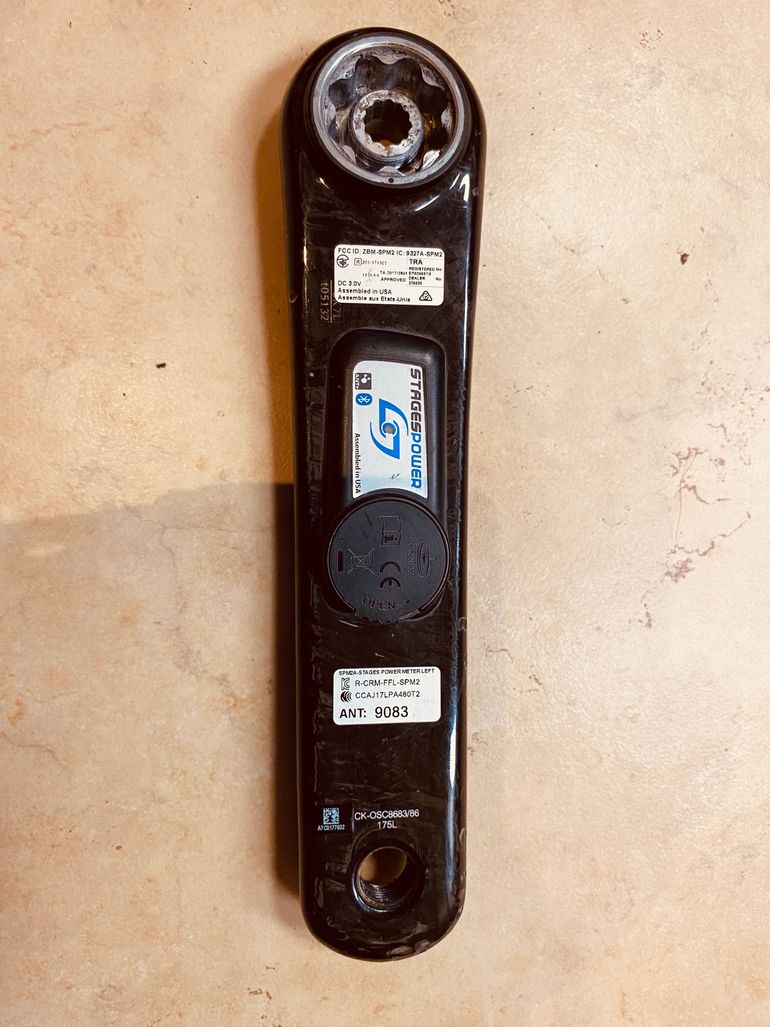 Used Stages Powermeter Single-sided 175mm Carbon Crank 2020 bike — image 2 of 5