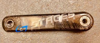 Used Stages Powermeter Single-sided 175mm Carbon Crank 2020 bike