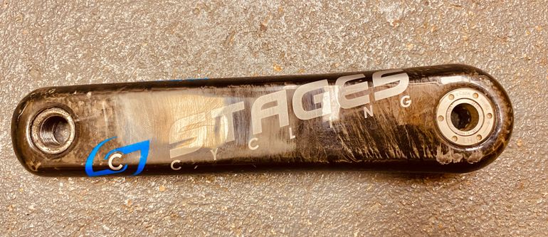 Used Stages Powermeter Single-sided 175mm Carbon Crank 2020 bike — image 1 of 5