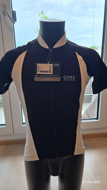 Used Gorewear Style power II Trikot, EU.M Schwarz/weiss Cycling Clothing
