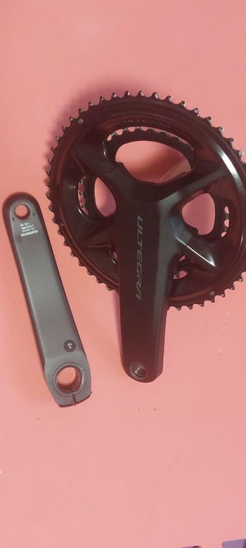 Used Shimano Ultegra FC-R8100 Crankset 2x12-speed black 2024 bike