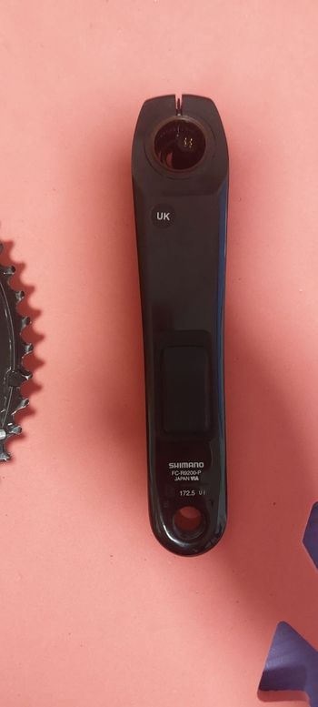 Used Shimano Dura Ace FC-R9200-P Powermeter Crankset 2x12-speed black bike — image 2 of 12
