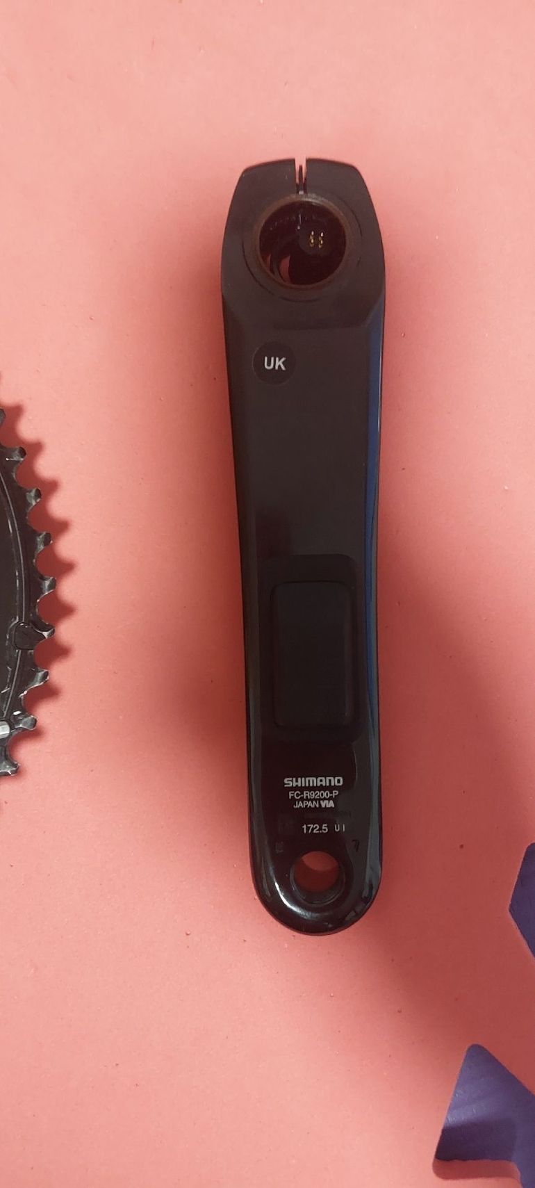 Used Shimano Dura Ace FC-R9200-P Powermeter Crankset 2x12-speed black bike — image 2 of 12