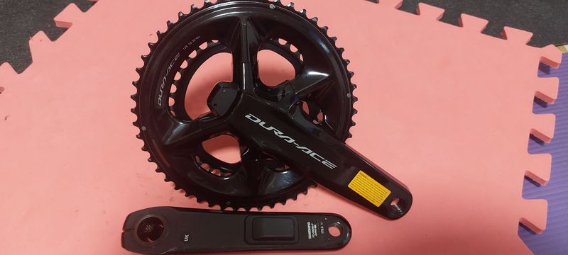 Used Shimano Dura Ace FC-R9200-P Powermeter Crankset 2x12-speed black Drivetrain & Pedals